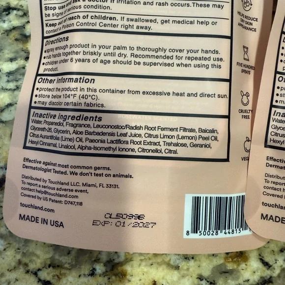 Rosewater Glow Mist Hand Sanitizer - Pink - Picture 3 of 3